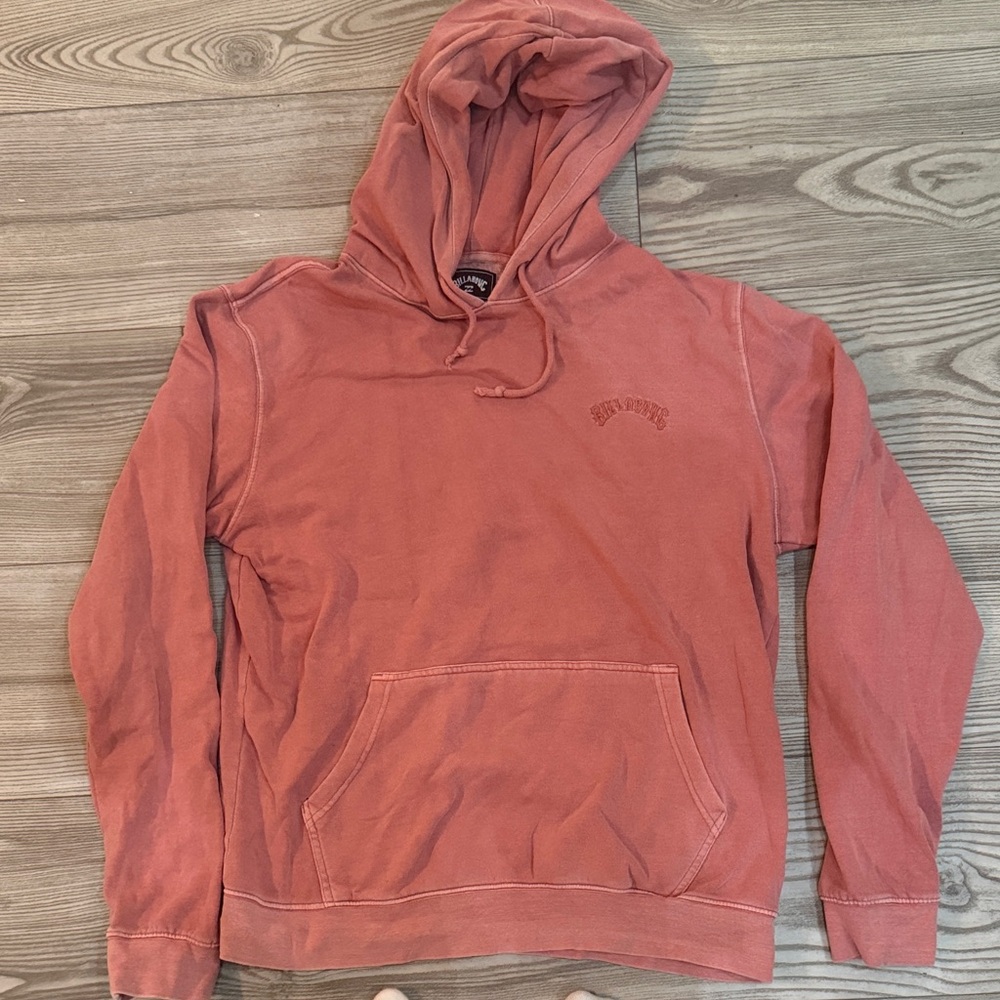 Men's Wave Washed Billabong Hoodie - Rust